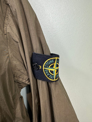 Stone Island Khaki Garment Dyed Crinkle Reps Jacket