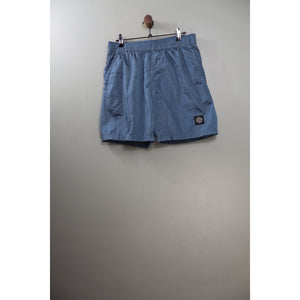 Stone Island Blue Nylon Metal Swim Shorts
