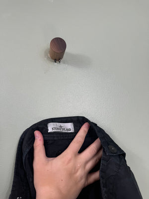 Stone Island Black RE-T Cargo Bottoms