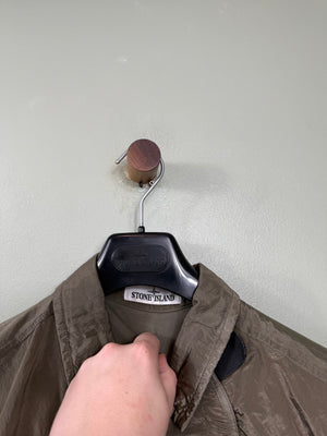 Stone Island Khaki Nylon Metal Overshirt
