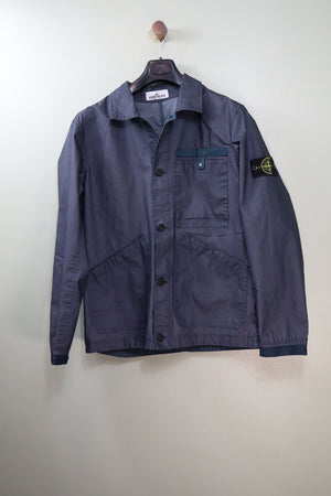 Stone Island Navy Aggressive Gommato Jacket