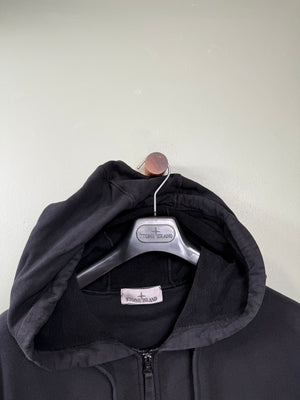 Stone Island Black Zipped Hoodie