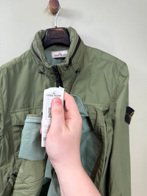 Stone Island Green Naslan Light Watro Jacket