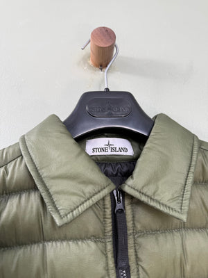 Stone Island Khaki Biobased Ripstop Down Jacket