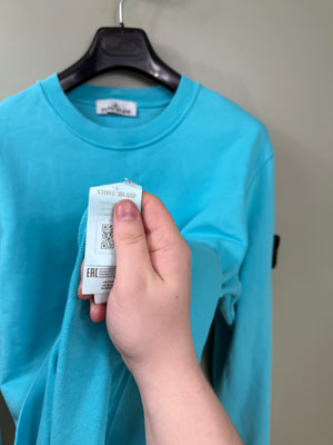 Stone Island Aqua Blue Jumper