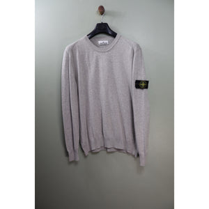 Stone Island Grey Knit Jumper
