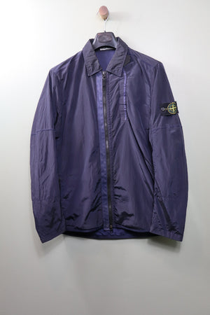 Stone Island Navy Nylon Metal Overshirt