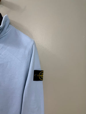 Stone Island Baby Blue 1/4 Zip Jumper