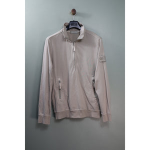 Stone Island Beige Ghost 1/4 Zip Jumper