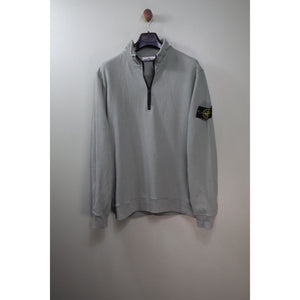Stone Island Khaki 1/4 Zip Jumper