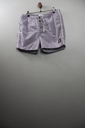 Stone Island Silver Swim Shorts