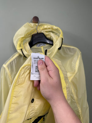 Stone Island Yellow Lamy Velour Jacket