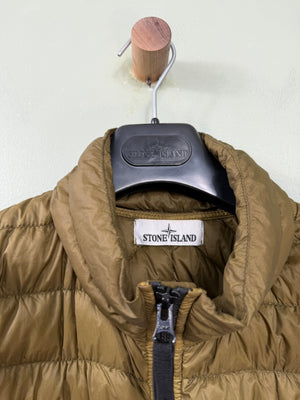 Stone Island Khaki Micro Yarn Down Jacket