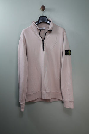 Stone Island Beige 1/4 Zip Jumper