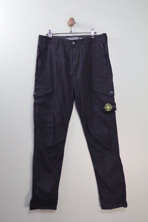 Stone Island RE-T Black Cargo Bottoms