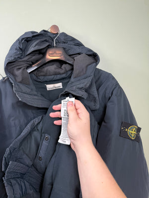 Stone Island Navy Micro Reps Down Jacket