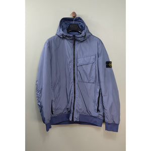 Stone Island Blue Crinkle Reps Jacket