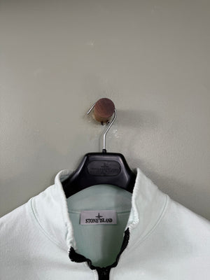 Stone Island Pastel Green 1/4 Zip Jumper