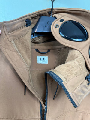 C.P. Company Brown Goggle Shell Jacket