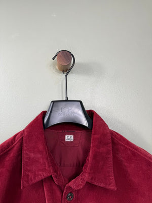 C.P. Company Red Needle Cord Overshirt