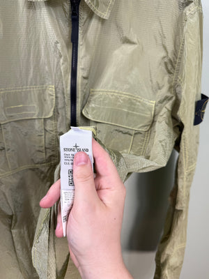 Stone Island Green Nylon Metal Overshirt