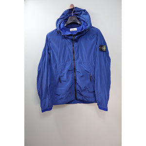Stone Island Blue Nylon Metal Jacket