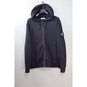 Stone Island Black Zipped Hoodie