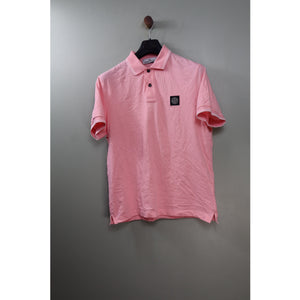 Stone Island Pink Slim Fit Polo
