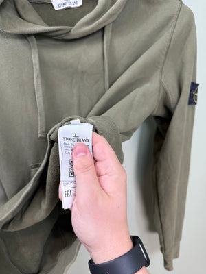 Stone Island Khaki Hoodie