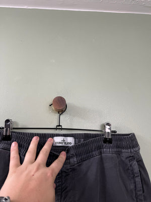 Stone Island Charcoal Grey RE-T Cargo Bottoms