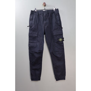Stone Island Black RE-T Cargo Bottoms