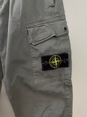 Stone Island Green RE-T Cargo Bottoms