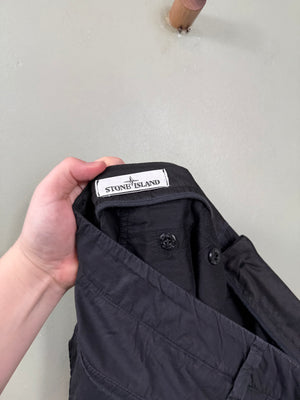 Stone Island Black RE-T Cargo Bottoms