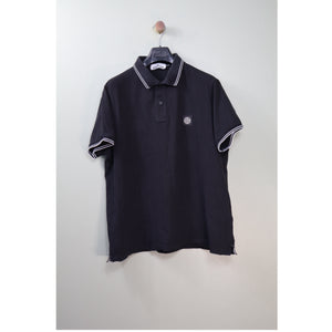 Stone Island Black SL Polo Shirt