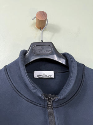 Stone Island Navy 1/4 Zip Jumper