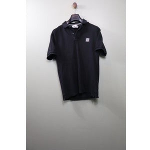 Stone Island Black Regular Fit Polo