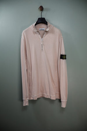 Stone Island Peach 1/4 Zip Jumper