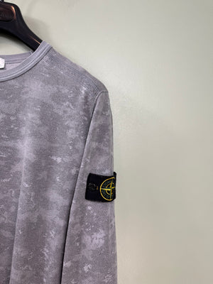 Stone Island Grey Camo Jumper