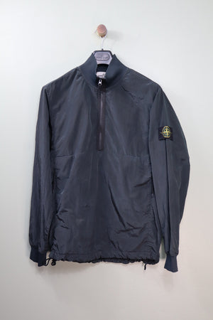 Stone Island Dark Blue Nylon Metal Smock