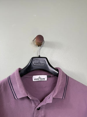 Stone Island Purple Slim Fit Polo