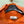 Stone Island Orange Pattern Hoodie