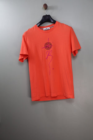 Stone Island Orange T-Shirt