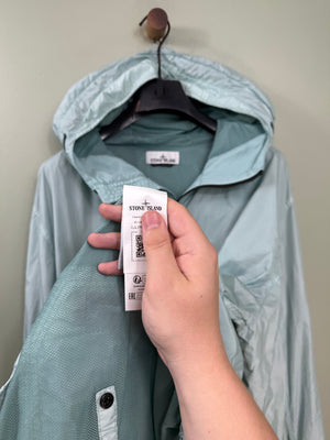 Stone Island Baby Blue Crinkle Reps Jacket