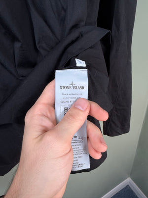 Stone Island Black Stellina Long Sleeve T-Shirt