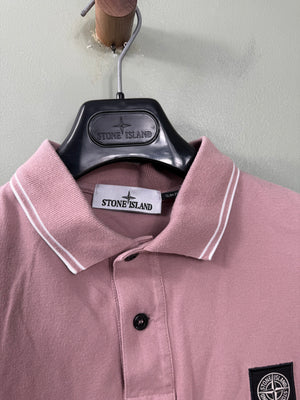 Stone Island Pink SL Polo Shirt
