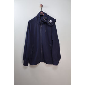 C.P. Company Navy Goggle Hoodie