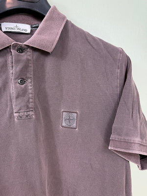 Stone Island Brown Slim Fit Polo