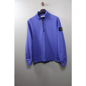 Stone Island Periwinkle Blue 1/4 Zip Jumper
