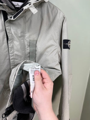 Stone Island Grey Reflective Weave Ripstop Jacket