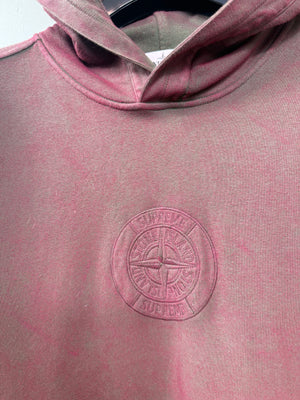 Stone Island x Supreme Pink Dust Hoodie